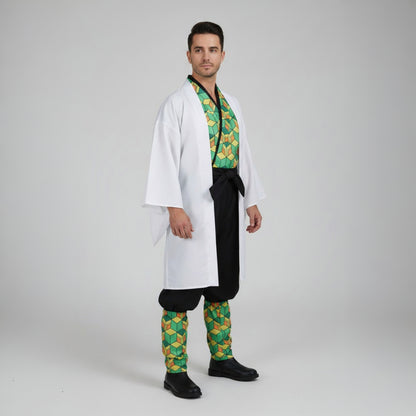 Adult Costume Kimono Outfit Set Role Play Party Wear
