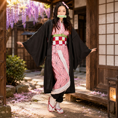 Adult Costume Kimono Outfit Set Role Play Party Wear