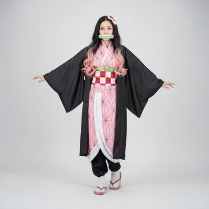 Adult Costume Kimono Outfit Set Role Play Party Wear