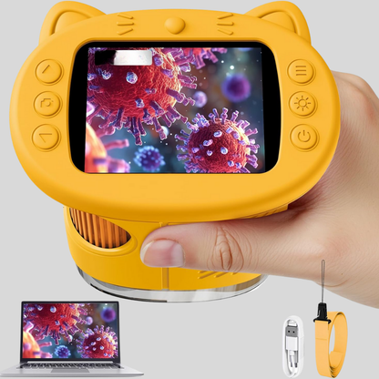 Digitalmikroskop Kinder Handheld LCD Lernwissenschaftsspielzeug
