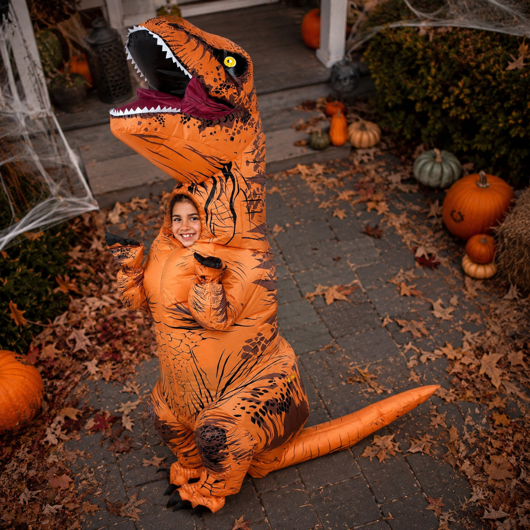Dinosaur Costume Kids Inflatable Sound Party Outfit