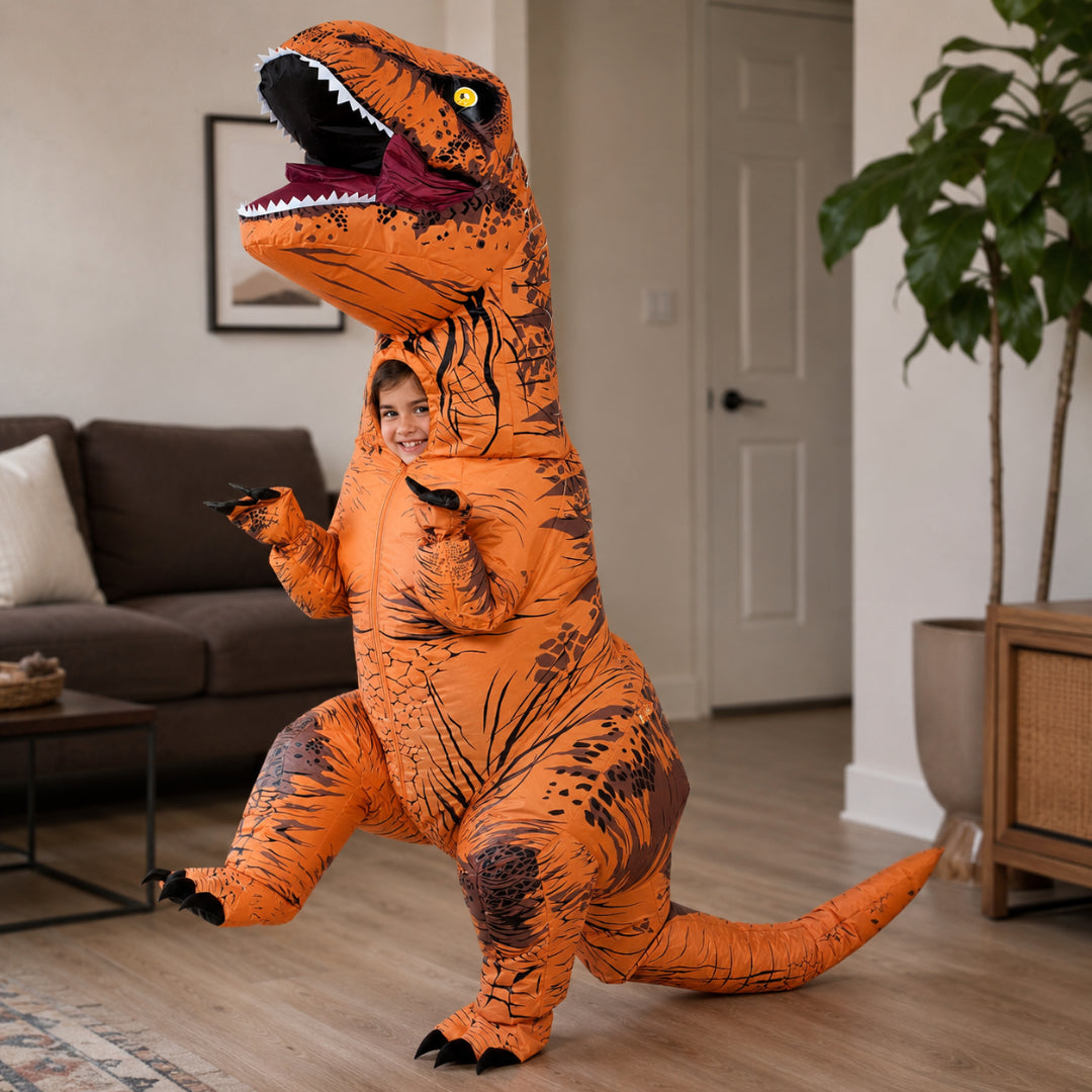 Dinosaur Costume Kids Inflatable Sound Party Outfit