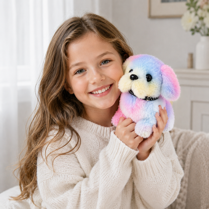 Dog Toy Interactive Plush Walking Barking Puppy Companion Toy