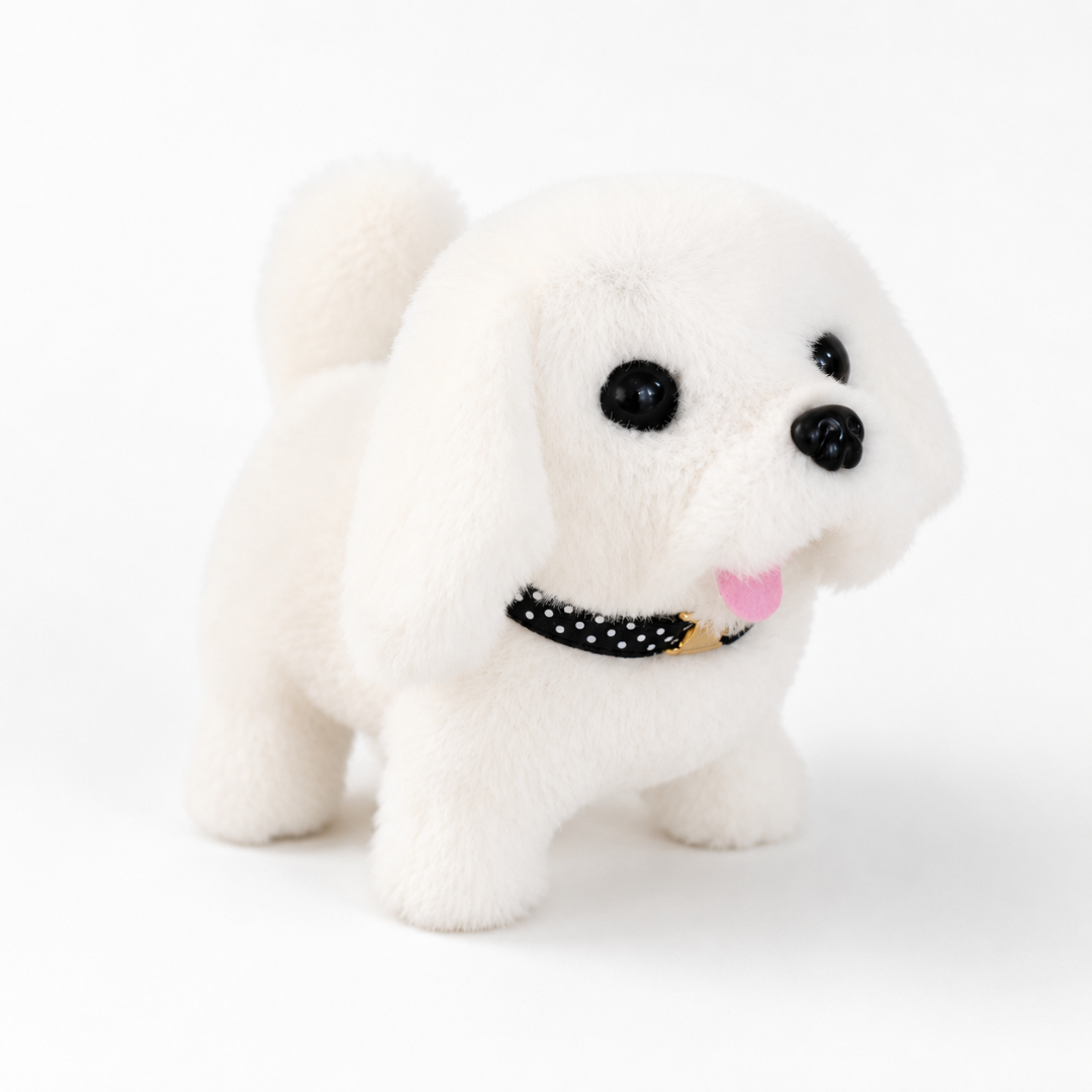 Dog Toy Interactive Plush Walking Barking Puppy Companion Toy