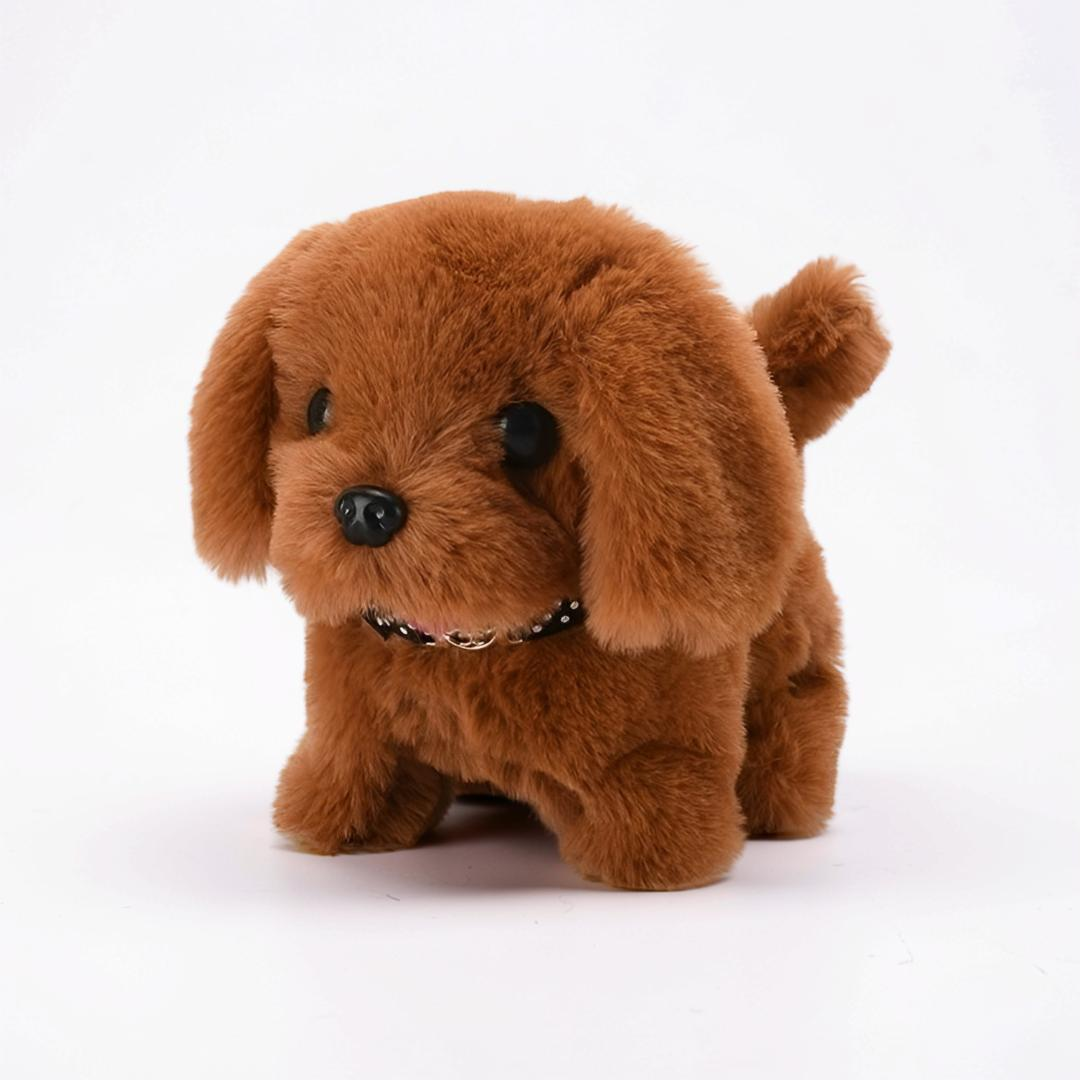 Dog Toy Interactive Plush Walking Barking Puppy Companion Toy