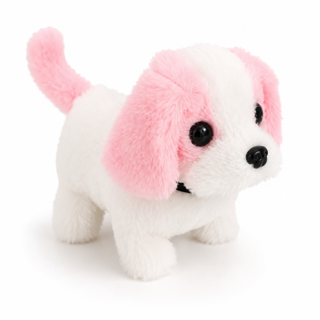 Dog Toy Interactive Plush Walking Barking Puppy Companion Toy