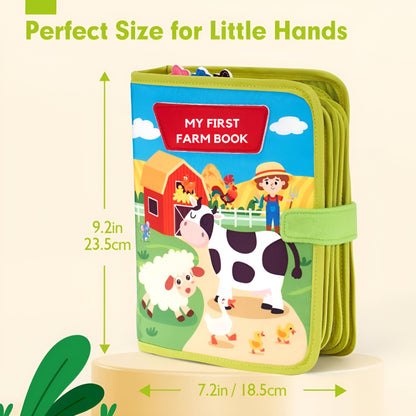 Educational Toys Montessori Farm Story Book Toddlers