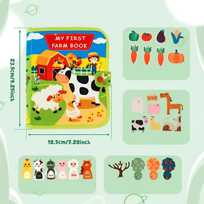 Educational Toys Montessori Farm Story Book Toddlers