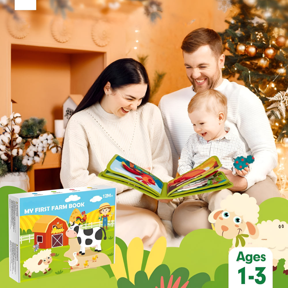 Educational Toys Montessori Farm Story Book Toddlers