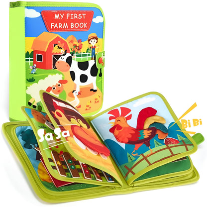Educational Toys Montessori Farm Story Book Toddlers