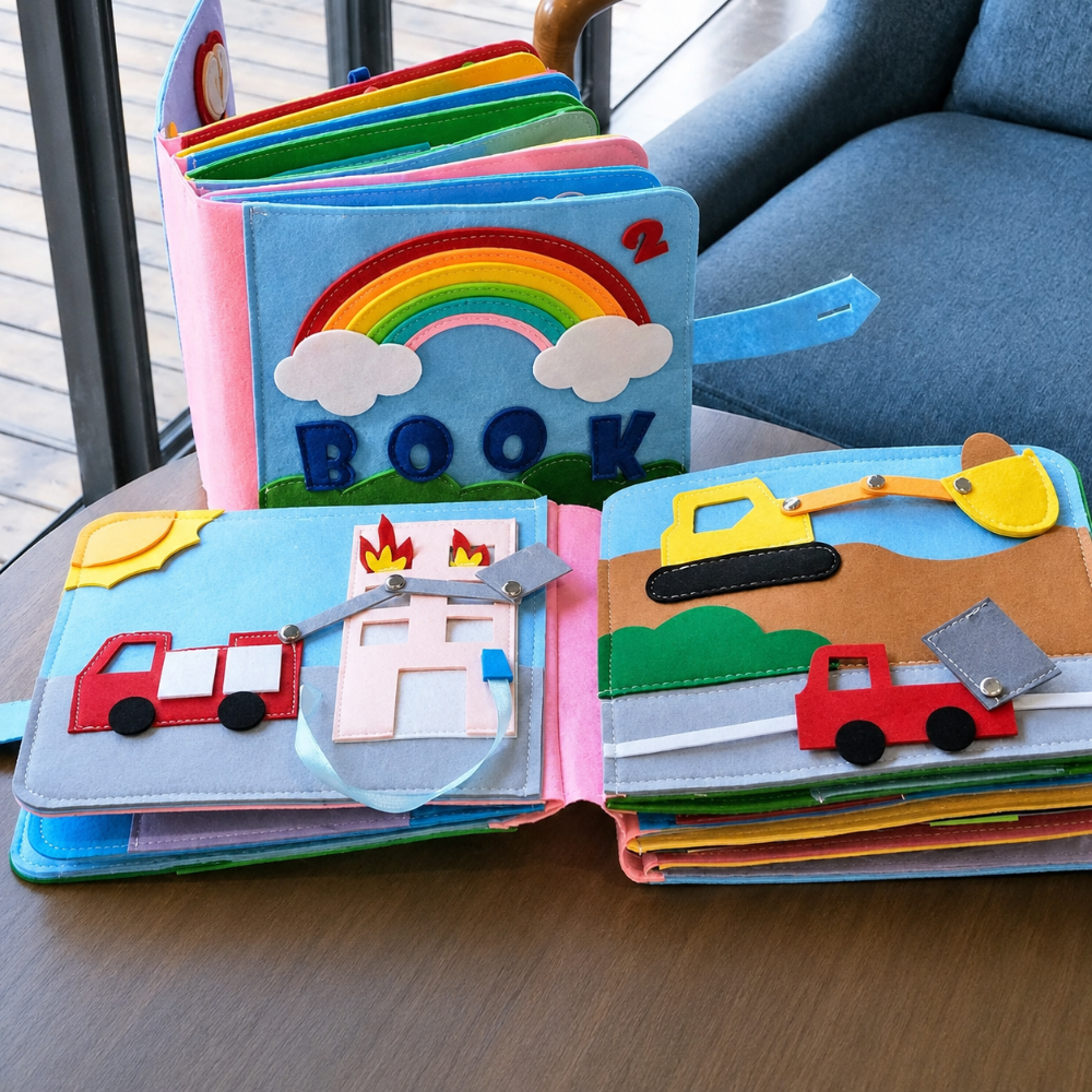 Educational Toy Felt Activity Book Quiet