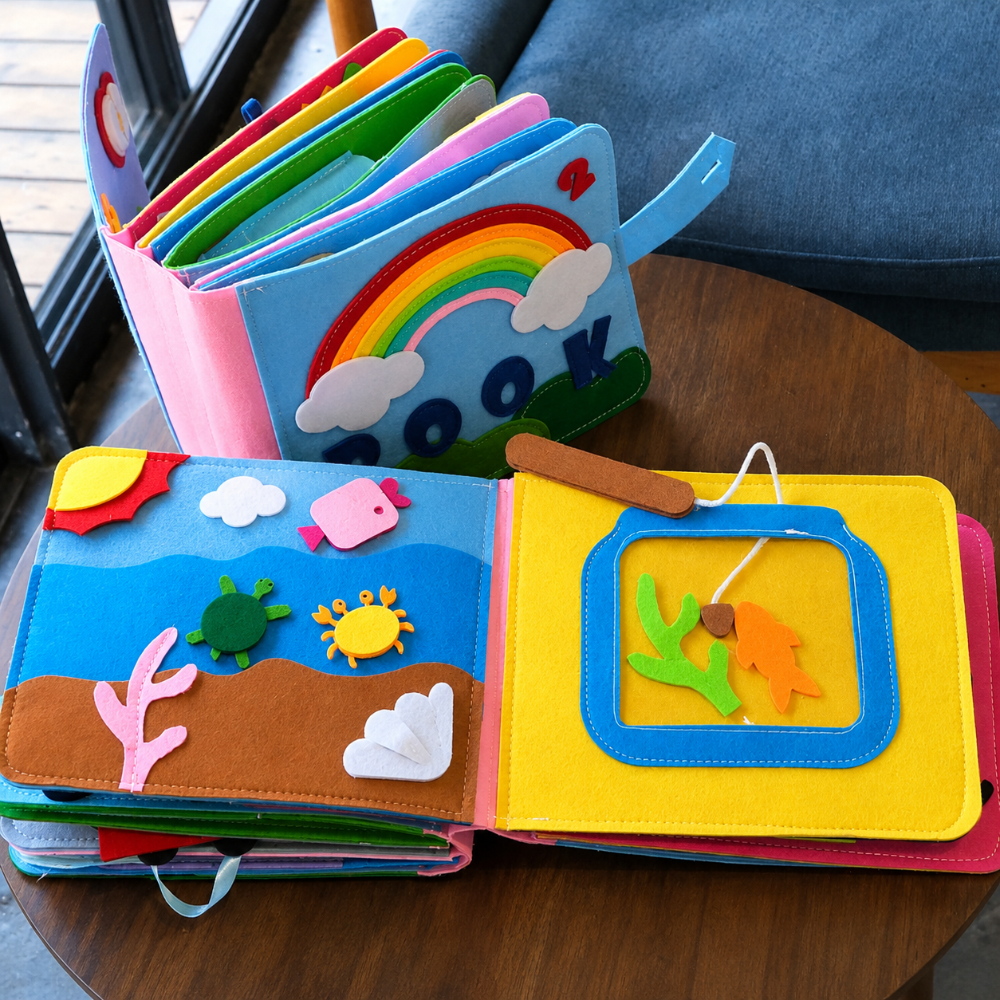 Educational Toy Felt Activity Book Quiet