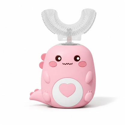 Electric Toothbrush Kids U Shaped 360 Timer Cleaning Brush