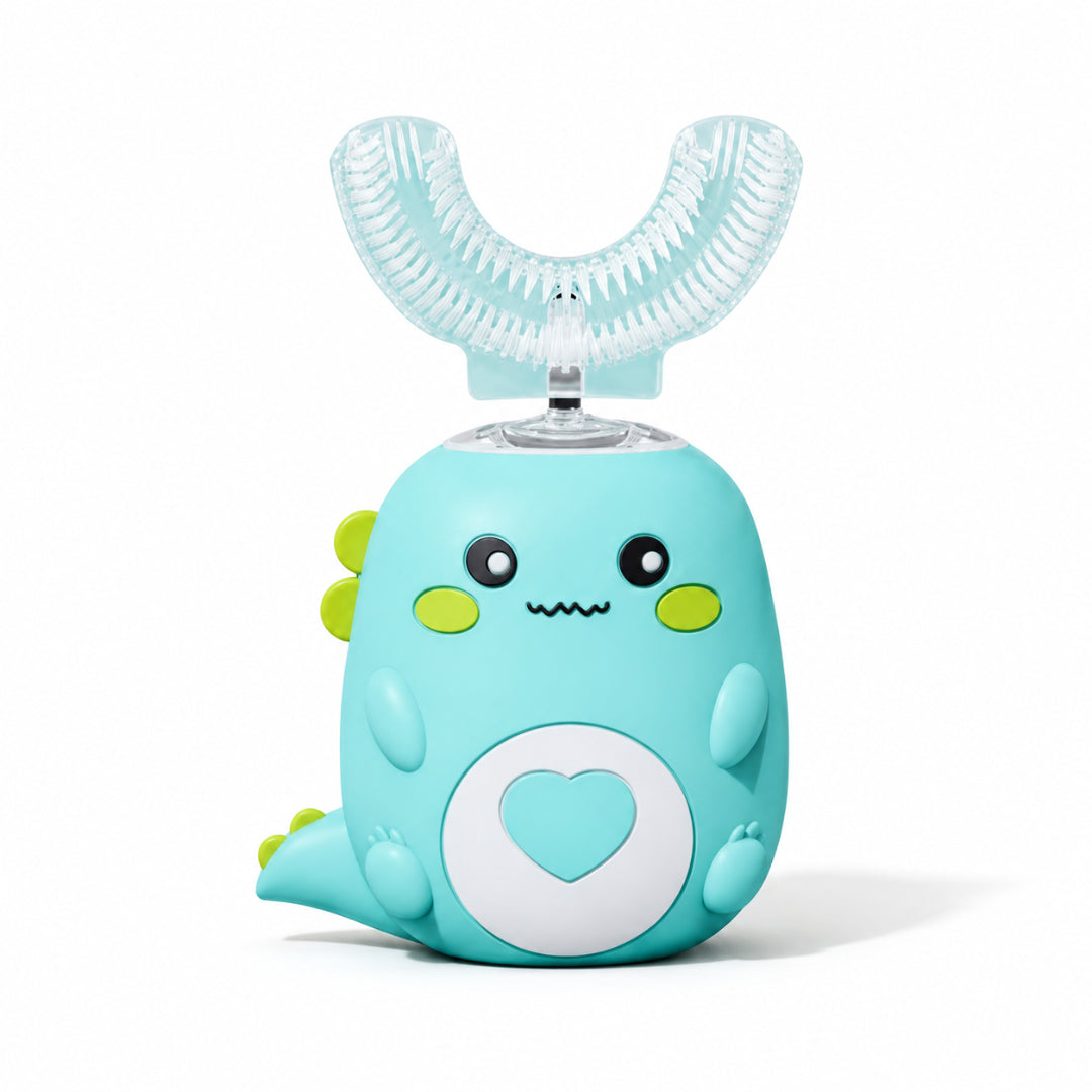 Electric Toothbrush Kids U Shaped 360 Timer Cleaning Brush