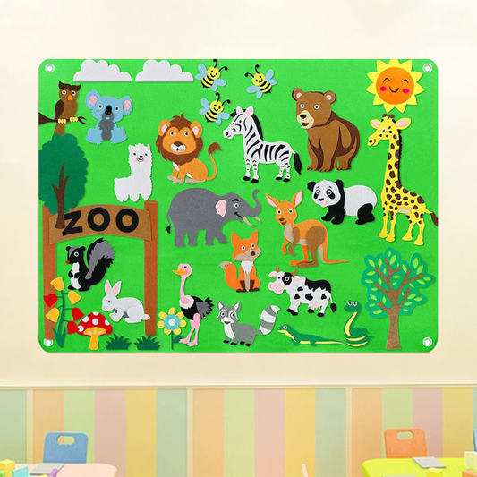 Felt Board Educational Toy Set Kids
