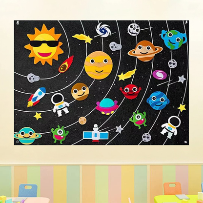 Felt Board Educational Toy Set Kids