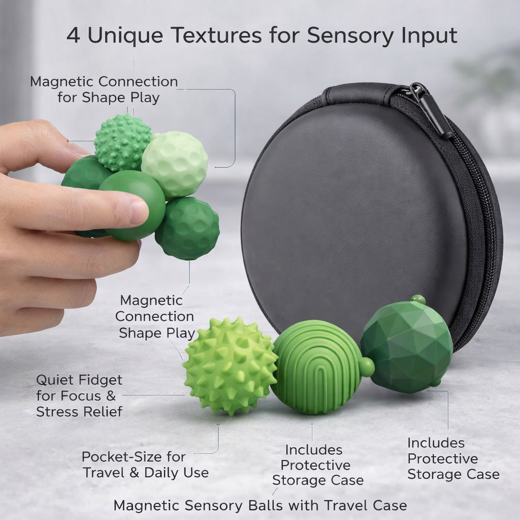Fidget Spielzeug Magnetische Sensorische Bälle Fokus Handspielset