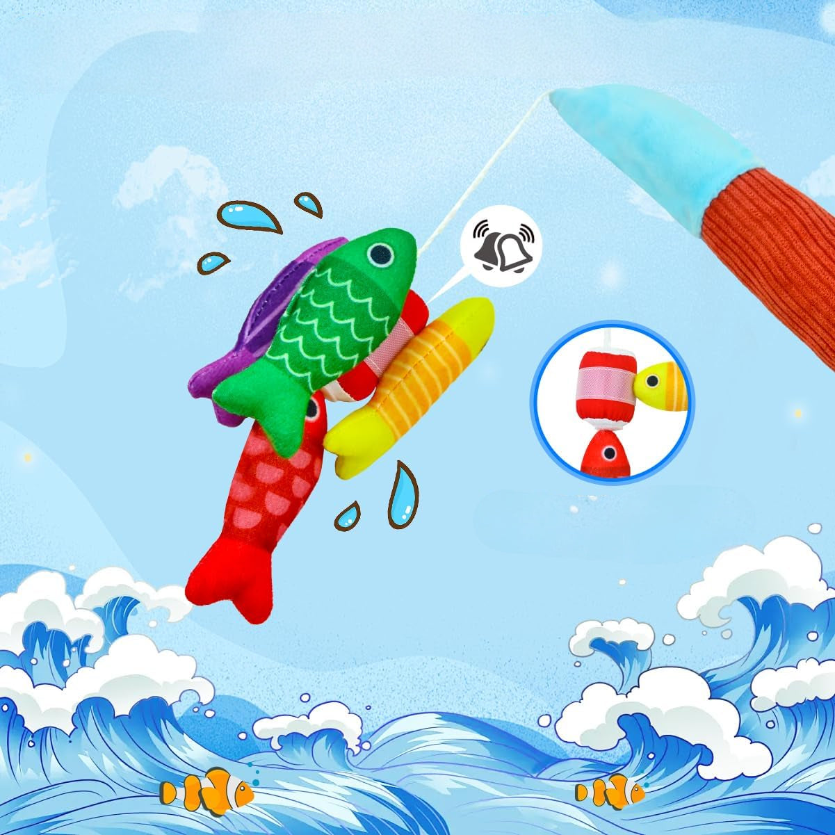 Fishing Toy Magnetic Sorting Educational Learning Play Set