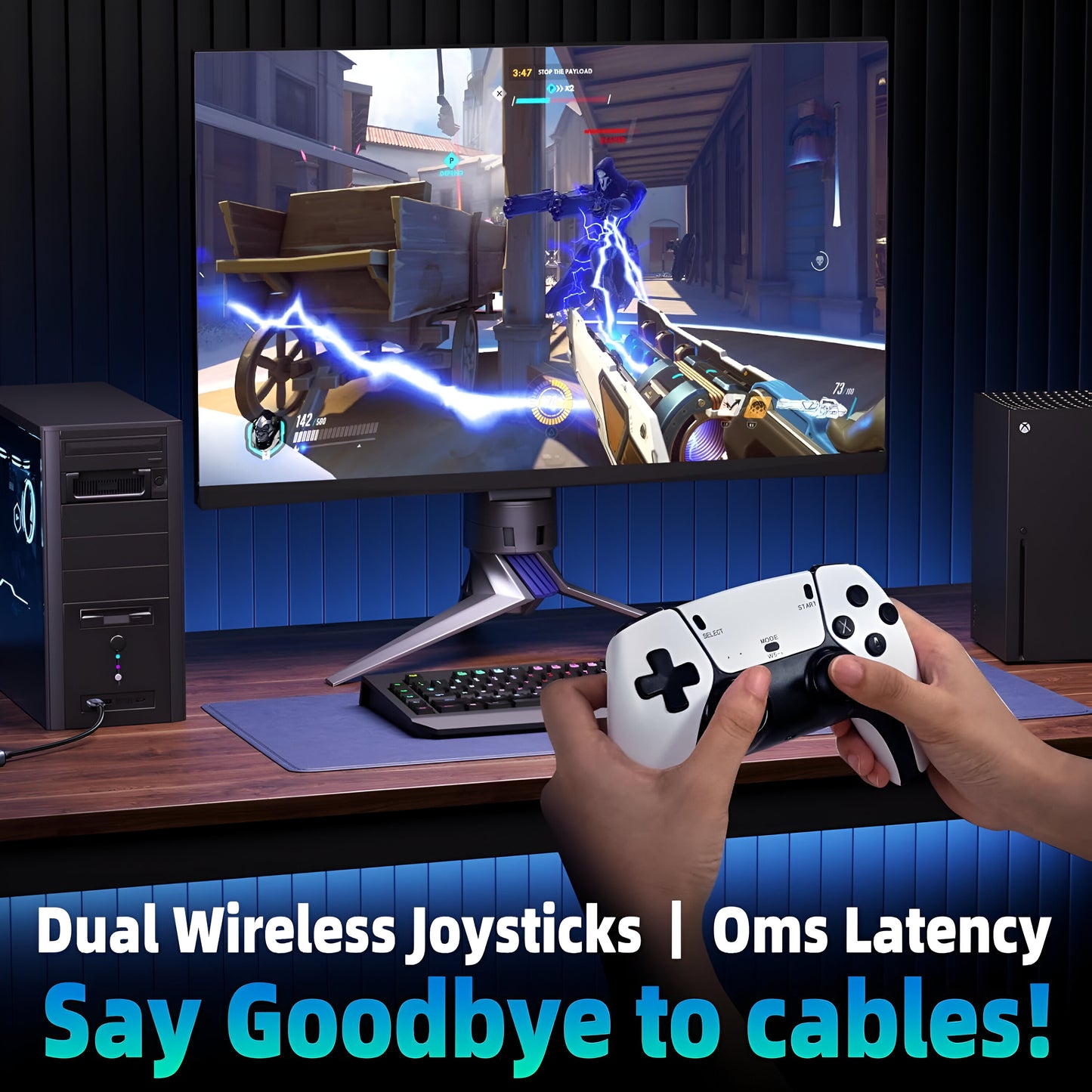 Game Console Retro HDMI Stick Wireless Controllers 4K Output
