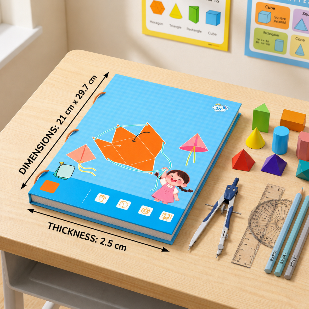 Geometry Book Kids Learning Activity Book Shapes
