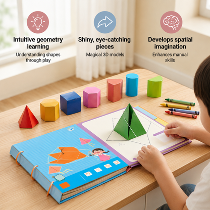 Geometry Book Kids Learning Activity Book Shapes