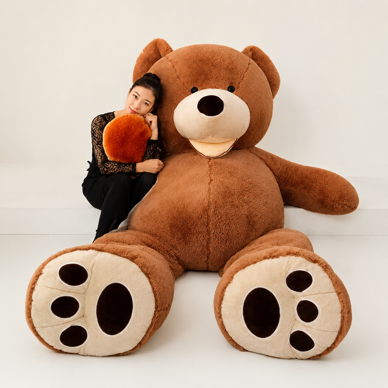Giant Bear Stuffed Animal Plush Toy Gift Decor Cushion