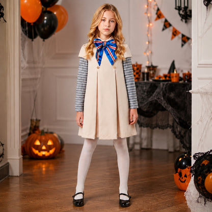 Kids Halloween Costume Horror Doll Dress Up Outfit