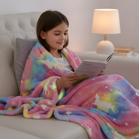Kids Glowing Blanket Soft Throw