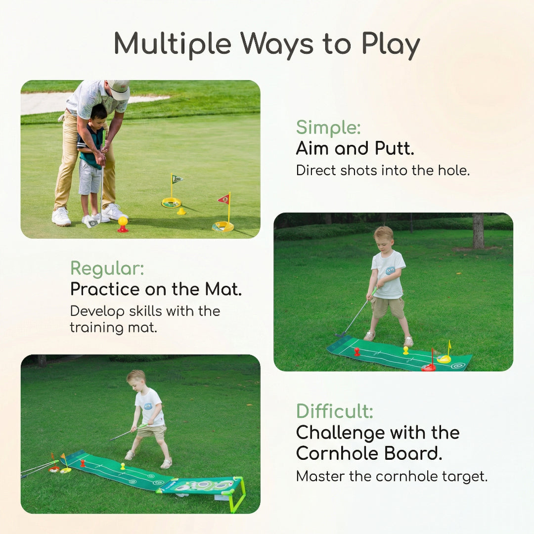 Golf Toys Mini Golf Set Kids Indoor Outdoor Practice Game