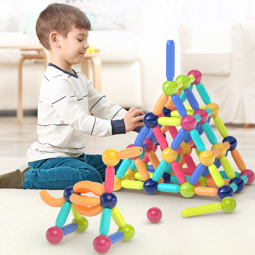 Kids Magnetic Blocks Building Toys STEM Construction Set