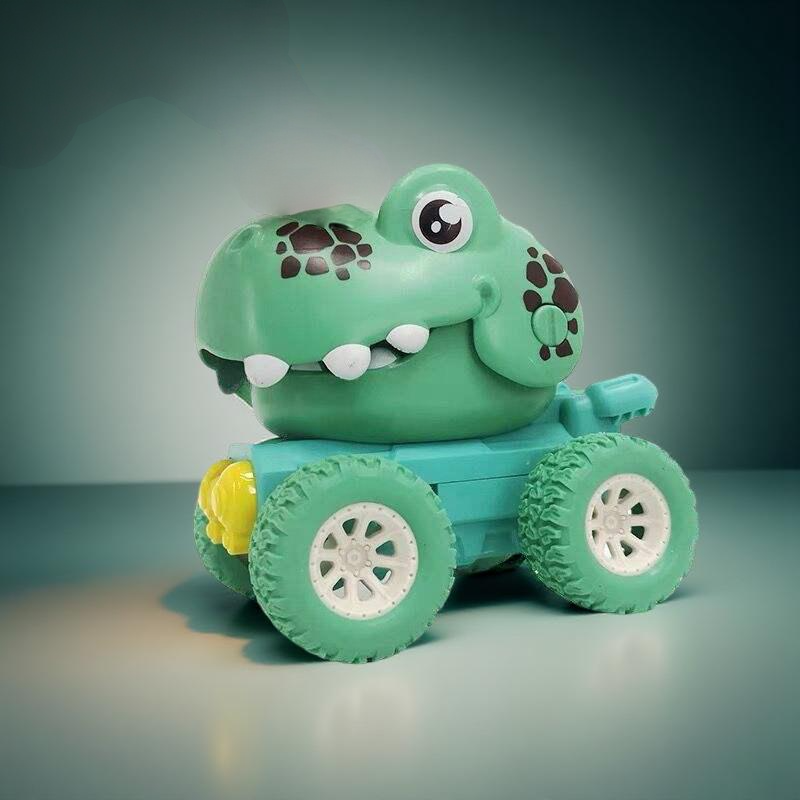 Kids Toy Dinosaur Push Truck –Durable Monster Car Active Play