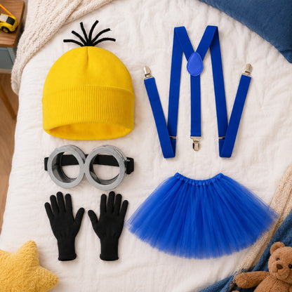 Halloween Costume Accessories Cosplay Suspenders Set