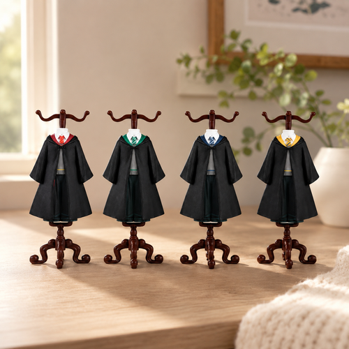 Halloween Costume Action Figure Wizard Cloak Display Collectible Toys