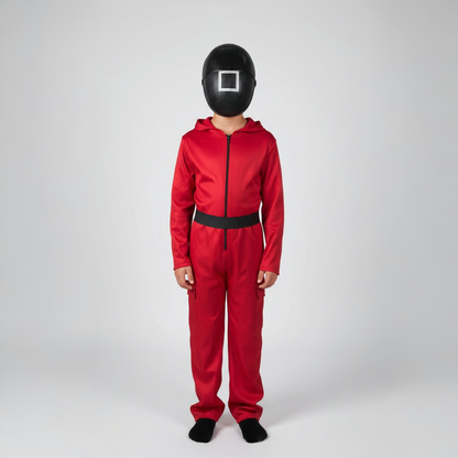 Halloween Costumes Cosplay Jumpsuit Mask Party Outfit