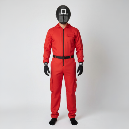 Halloween Costumes Cosplay Jumpsuit Mask Party Outfit