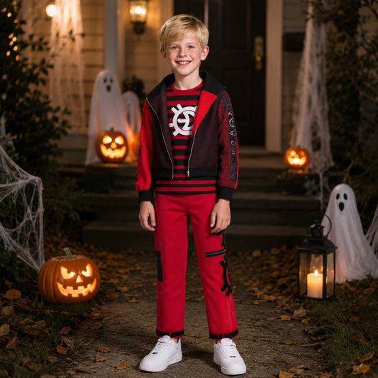 Halloween Costume Cosplay Outfit Gothic Dark Hero Character Set