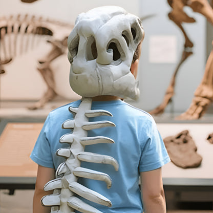 Halloween Costume Dinosaur Skeleton Plush Outfit