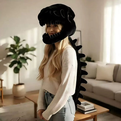 Halloween Costume Dinosaur Skeleton Plush Outfit