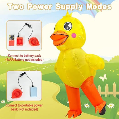 Halloween Costume Duck Mascot Cosplay Outfit