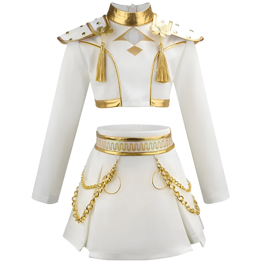 Halloween Costume Girls Dance Outfit Hip Hop Stage Performance Set