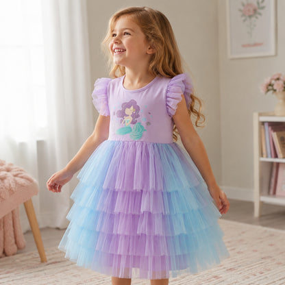 Halloween Costume Girls Mermaid Tutu Dress