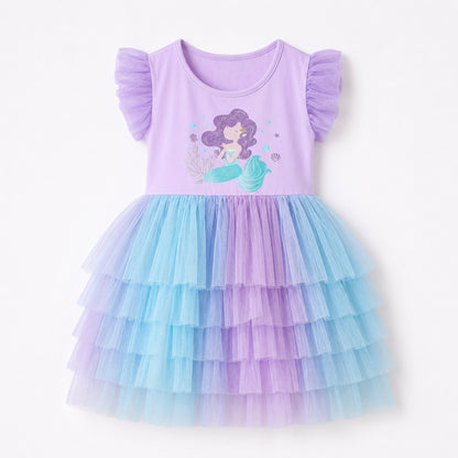 Halloween Costume Girls Mermaid Tutu Dress