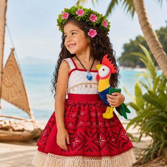 Halloween Costume Girls Ocean Princess Dress Accessories