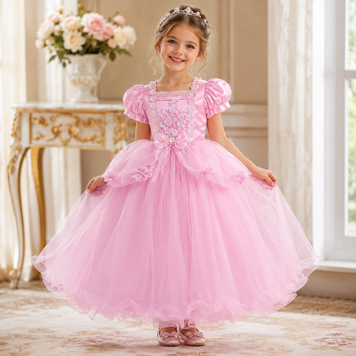 Halloween Costume Girls Princess Dress Ball Gown Party Outfit
