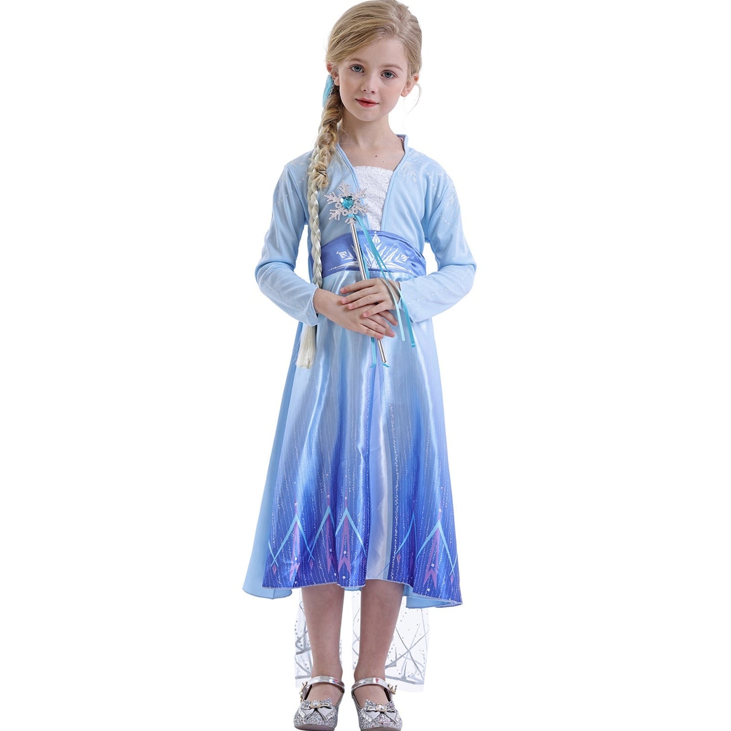 Halloween Costume Girls Princess Dress Cape Party Outfit
