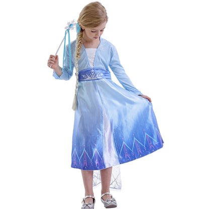 Halloween Costume Girls Princess Dress Cape Party Outfit