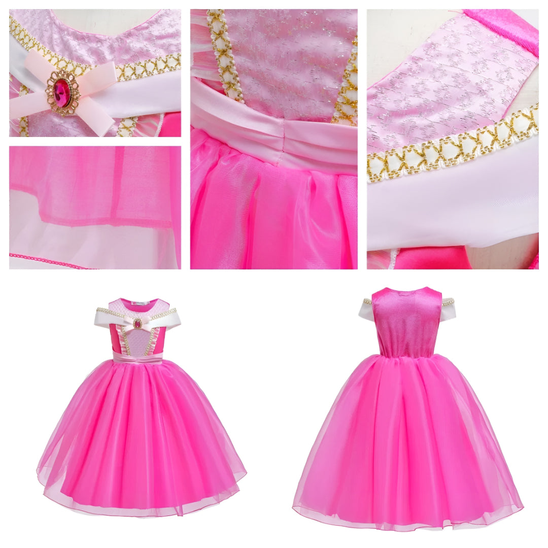 Halloween Costume Girls Princess Dress Tiara