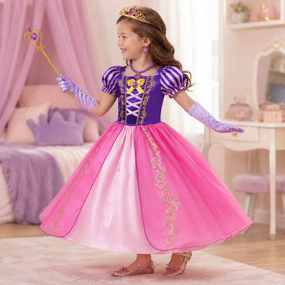 Halloween Costume Girls Princess Dress Tutu Ball Gown