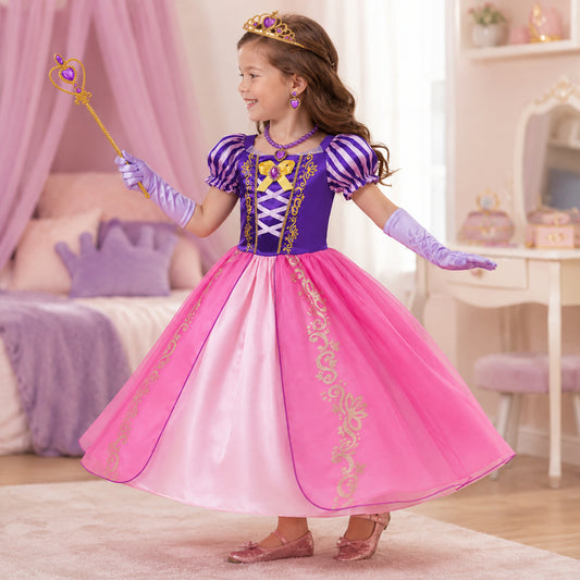 Halloween Costume Girls Princess Dress Tutu Ball Gown