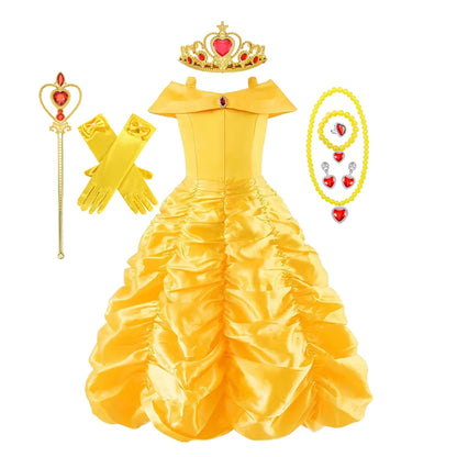 Halloween Costume Girls Princess Royalty Dress Accessories Set